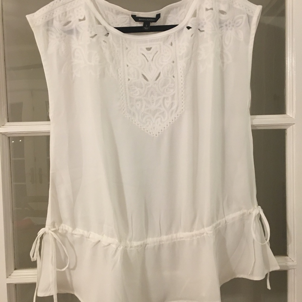 Banana Republic Drawstring Top
